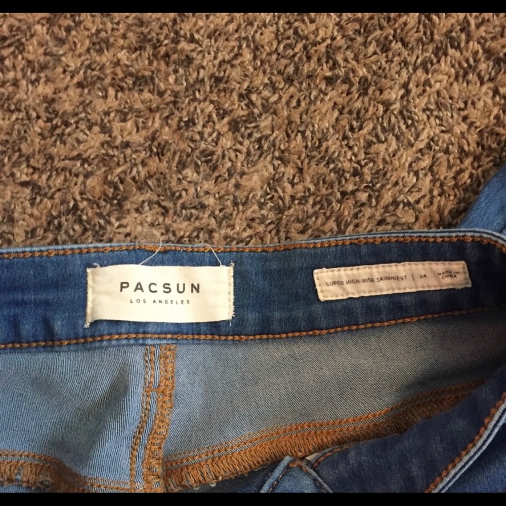 Pacsun super high rise skinniest jeans! - Picture 2 of 7